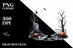 Simple Halloween Tombstone, Transparent PNG Product Image 1