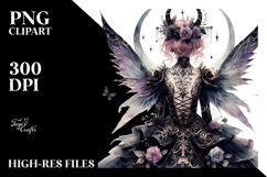 Gothic Fairy PNG Product Image 2