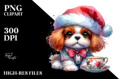 Baby Cavalier King Charles Spaniel with Reindeer Horns, Product Image 3