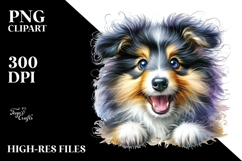 Watercolor Baby Collie Product Image 2