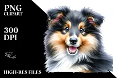 Cute Baby Collie, High-Res PNG Product Image 2