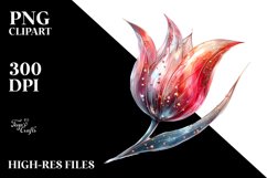 Shiny Tulip Metallic | Sublimation | Clipart Product Image 3