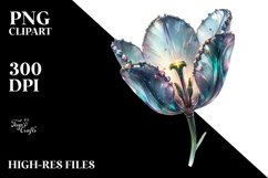 Shiny Tulip Metallic | Sublimation | Clipart Product Image 1