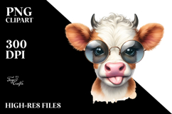 Funny Baby Cow PNG Product Image 2