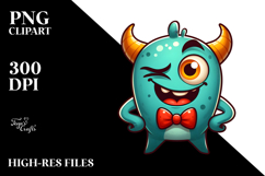 Curious Monster with Bow Tie Product Image 2