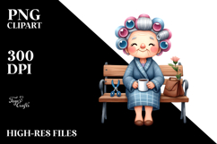 Watercolor Cat House | Seated Mushroom | Colorful Flowers | Product Image 2