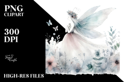 Washed Whimsical Fairy PNG Product Image 2