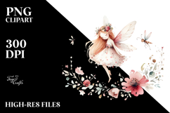 Washed Whimsical Fairy PNG Product Image 2
