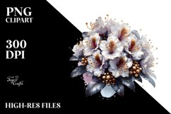 Shiny Rhododendron Watercolor Splash Product Image 1