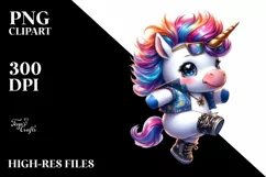 Vibrant Baby Unicorn PNG Product Image 3