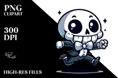 Silly Animal Skull with Bow Tie, Transparent PNG Product Image 2