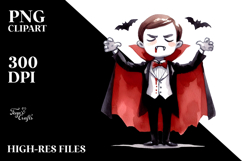 Funny Washed VAMPIRE PNG Product Image 2