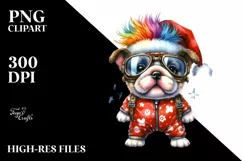 Expressive Baby Bulldog, Vibrant PNG Product Image 3