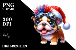 Expressive Baby Bulldog, Vibrant PNG Product Image 3
