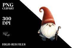 Retro Gnome, Halloween PNG Product Image 2