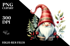 Watercolor Retro Gnome Product Image 2