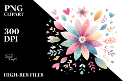 base keywords:sublimation,png,summer,sticker,flower,clipart Product Image 2