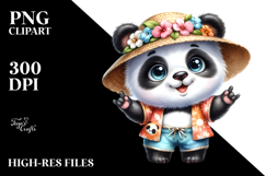 Energetic Baby Panda PNG Product Image 2