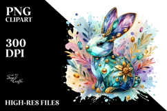 Easter Bunny Sublimation|Clipart Product Image 2