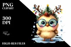 Expressive Baby Chicken, Vibrant PNG Product Image 1