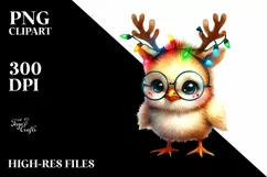 Expressive Baby Chicken, Vibrant PNG Product Image 3
