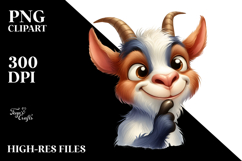 Funny Goat Clipart Product Image 2