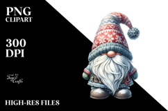 Detailed Winter Gnome PNG Product Image 2