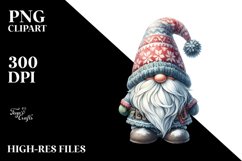 Detailed Winter Gnome PNG Product Image 1