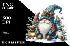 Detailed Winter Gnome PNG Product Image 2