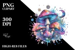 Colorful Watercolor Magical Clipart Product Image 1