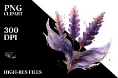 Glossy Lavender Watercolor Splash Product Image 1