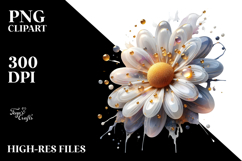 Abstract Daisy, High-Res PNG Product Image 2