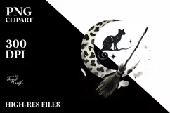 Broomstick with Animal Print PNG Product Image 3