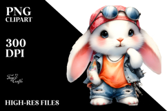 Cute Bunny Summer PNG Product Image 2