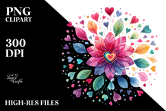 base keywords:sublimation,png,summer,sticker,flower,clipart Product Image 2
