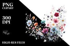 Watercolor Wild Flowers | Surrounded by Space Product Image 3