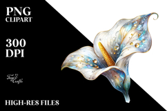 -Like Calla Lily Painting, Transparent PNG Product Image 2