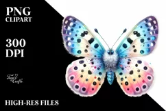 Colorful Baby Butterfly Watercolor Vibrant Product Image 1
