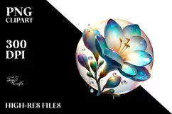Glossy Freesia Made of | Clipart Product Image 3