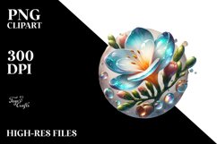 Glossy Freesia|Sublimation | Clipart Product Image 3