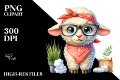Baby Sheep Clipart Product Image 2