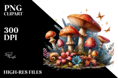 Glossy Magical Mushroom PNG Product Image 2