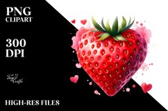Strawberry Heart PNG Product Image 2