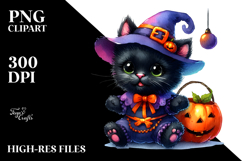 Vibrant Baby Cat Halloween Product Image 2