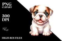Happy Baby Bulldog PNG Product Image 2