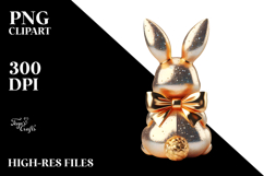 Colorful Bunny View from Back Product Image 2
