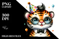 Baby Tiger Cool PNG Product Image 2