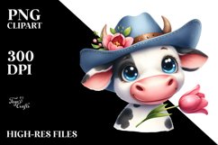 Proud Cow Hat Clipart Product Image 1