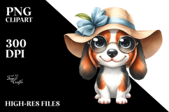 Dog Sun Hat Clipart Product Image 2