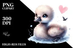 Baby Swan PNG Product Image 2